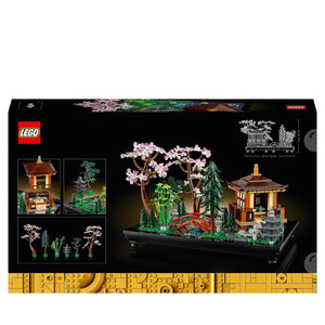 LEGO 10315 Icons Il Giardino Tranquillo, Kit Giardino Botanico Zen per Adulti con Fiori di Loto, Regalo per Donna e Uomo Fan del Giardinaggio Giapponese, Decorazione da Scrivania Personalizzabile