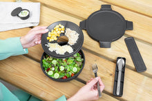 Carica l'immagine nel visualizzatore di Gallery, Brabantia Make &amp; Take Set Posate con Custodia, Dark Grey