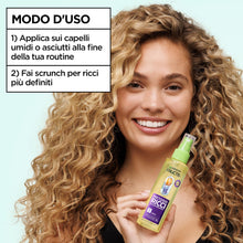 Carica l'immagine nel visualizzatore di Gallery, Garnier Fructis, Metodo Ricci, Spray Idratante per Capelli Ricci, 150 ml