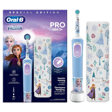 Carica l'immagine nel visualizzatore di Gallery, Oral-B Spazzolino Elettrico Kids 3+ Disney Frozen, Azzurra Testina Custodia