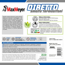 Carica l'immagine nel visualizzatore di Gallery, MAXMEYER Diretto Termosifoni Satinato R9010 Bianco 0.5 L