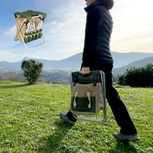 Carica l'immagine nel visualizzatore di Gallery, BIKAIN Kit di Giardinaggio con Sgabello Pieghevole e 5 Attrezzi - KIT3