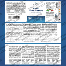 Carica l'immagine nel visualizzatore di Gallery, Bandini® Zinco Bisglicinato 400 Compresse (Scorta 13 Mesi), 100% Vegano