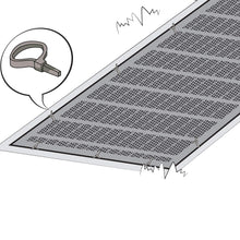 Carica l'immagine nel visualizzatore di Gallery, TENAX Jolly, 0,50x5 m, Grigio, Rete in Plastica per Proteggere Tombini, Bocche di Lupo e Grate in Giardino, 500x50