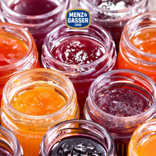 Carica l'immagine nel visualizzatore di Gallery, Menz&amp;Gasser, Confettura Extra di Lamponi Prima Frutta, con 50% di Frutta, Realizzata con Frutti di Alta Qualità IQF, Lavorata in Trentino-Südtirol, Naturalmente Senza Glutine, Vegan, 4x340 g