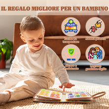 Carica l'immagine nel visualizzatore di Gallery, Valigetta Montessori Interattiva Bambini 2 3 4 5 6 anni Libro Montessori Busy Board è un pannello sensoriale interattivo