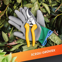 Carica l'immagine nel visualizzatore di Gallery, GRÜNTEK Forbici da Giardino Professionali Cesoie da Potatura Giardino 21cm Utensile da Giardino Giallo Gyrfalke