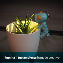 Carica l'immagine nel visualizzatore di Gallery, Mini lampada da Tavolo Pieghevole a LED, Luce Calda, Tascabile, per Lettura, Comodino o Scrivania, forma di cane (Rosa)
