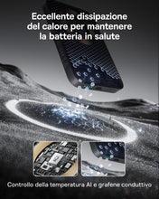 Carica l'immagine nel visualizzatore di Gallery, Baseus Enerfill MagSafe Power Bank 10000 mAh 22,5 W Magnetic Power Bank USB C, Batterie esterne senza fili, Mini Power Bank Compatibile con iPhone 16/15/14/13/12/Pro/Pro Max Serie, Nero