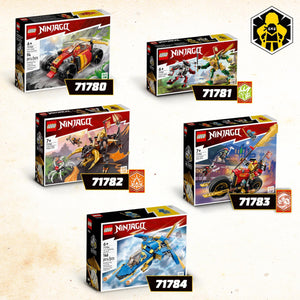 LEGO NINJAGO Auto da Corsa Ninja di Kai - EVOLUTION, Set 2in1 con Macchina Giocattolo e Fuoristrada, Giochi per Bambini e Bambine dai 6 Anni in su 71780
