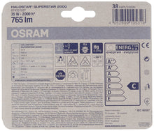 Carica l'immagine nel visualizzatore di Gallery, Osram Lampada Alogena, GY6.35, 35 watts, Trasparente, 2 Unità