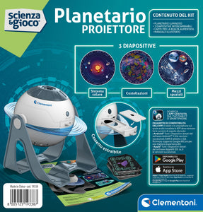 Clementoni Scienza e Gioco Lab - Planetario Proiettore delle Stelle Animato 3D, Gioco Scientifico Bambini 8+ Anni, per Scoprire Sistema Solare e Costellazioni, Made in Italy, Lingua Italiana, 19338