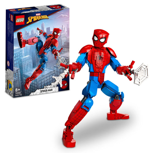 LEGO 76226 Marvel Personaggio Di Spider-Man Giocattolo, Set Con Action Figure Snodabile, Film Supereroi, Modellino Da Collezione, Giochi Per Bambini E Bambine