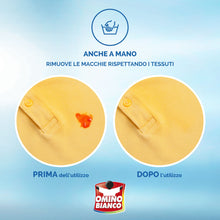 Carica l&#39;immagine nel visualizzatore di Gallery, Omino Bianco - Detersivo Bivalente Liquido, Lavaggio a Mano e in Lavatrice, Essenza Cuore di Marsiglia, 1000 ml