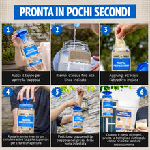 Carica l'immagine nel visualizzatore di Gallery, Super Ninja Trappola per Mosche da Esterno Riutilizzabile, con Attrattivo