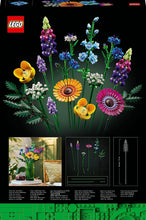 Carica l&#39;immagine nel visualizzatore di Gallery, LEGO 10313 Icons Bouquet Fiori Selvatici Finti con Papaveri e Lavanda Artificiali, Idee Regalo per Uomo o Donna, per Moglie o Marito, Botanical Collection, Modellismo e Hobby Creativi per Adulti