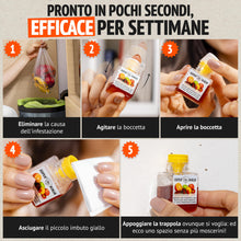 Carica l'immagine nel visualizzatore di Gallery, Super Ninja Trappola per Moscerini della Frutta da Interno, 2 Pezzi