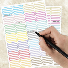 Carica l&#39;immagine nel visualizzatore di Gallery, 280 Etichette Adesive per Matite Scuola con Nome Personalizzabile - Etichette Adesive Personalizzate Colorate per Matite Penne Pennarelli Oggetti - Nomi Adesivi Personalizzati Bambini Impermeabili
