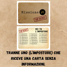 Carica l'immagine nel visualizzatore di Gallery, Oh Happy Games - L'Impostore - Riesci a scoprirlo? Bluff, creatività, gioco di parole e di sospetto! Divertente Gioco da tavolo per bambini e adulti