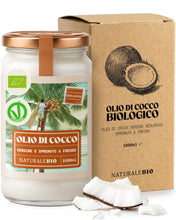 Carica l'immagine nel visualizzatore di Gallery, NaturaleBio Olio di Cocco Bio Vergine Spremuto a Freddo