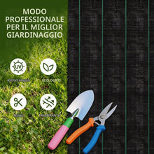 Carica l'immagine nel visualizzatore di Gallery, Telo Pacciamatura 2x5 M, Telo Anti Erbacce per Orto, Giardino, Tessuto Permeabile all'Acqu, Stabilizzazione ai Raggi UV,