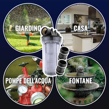 Carica l'immagine nel visualizzatore di Gallery, POPPSTAR Prefiltro per Pompa da Giardino (Filtro per Acqua da Giardino 1 Pollice, BSP G1 Filettatura Interna/Esterna, 2 