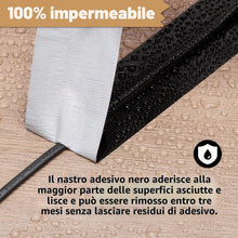 Carica l'immagine nel visualizzatore di Gallery, Nastro Telato Nero 3 Rotoli, 48 Mm X 28 M, Spessore 210 Μ