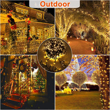 Carica l'immagine nel visualizzatore di Gallery, Catena Luminosa da Esterno 3 metri 150LED Luci Decorative a Grappolo Elettrica 31V con Timer, Luci Natale Esterno e Inte