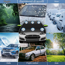 Carica l'immagine nel visualizzatore di Gallery, TZEKING Copri Parabrezza Auto,Protezione Parabrezza Coperturacon 6 Magneti,Protezione Parabrezza Antighiaccio,Copertura 