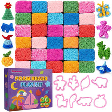 Carica l'immagine nel visualizzatore di Gallery, Kit Gioco Perline Schiuma Modellabile, 30 Confezioni