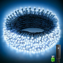 Carica l'immagine nel visualizzatore di Gallery, Luci Albero di Natale, 20+3M 200LED Luci Natale Esterno Batteria 1200mAh