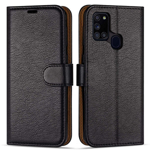 Case Collection per Cover Samsung A21s - Custodia a Libro in Pelle con Slot Carte [Blocco RFID] Antiurto [Cavalletto] Portafoglio per Cover Samsung Galaxy A21s