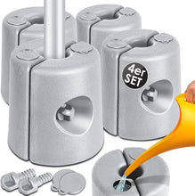 Carica l'immagine nel visualizzatore di Gallery, Park Alley Zavorre per Gazebo Riempibili con Sabbia o 24 x 24 x 25 cm, Bianco