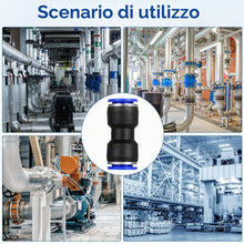 Carica l'immagine nel visualizzatore di Gallery, 65 Pz Connettore Pneumatico Raccordo Innesto Rapido Pneumatico Connettori, Raccordi Connettori Pneumatici, Attacchi Rapi