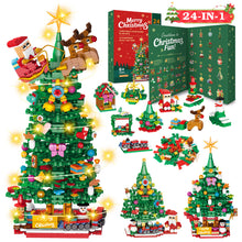 Carica l'immagine nel visualizzatore di Gallery, Calendario dell'Avvento 2026, LED Albero di Natale Costruzioni Giocattoli