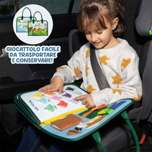 Carica l'immagine nel visualizzatore di Gallery, BONNYCO Montessori Busy Board Feltro. Valigetta Giochi Montessori Didattici, Pannello Sensoriale Bambini Board. Giochi Bambini 1 2 3 4 5 6 Anni, Regalo Bambino Bambina Bimbo Book Compleanno Natale