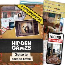 Carica l'immagine nel visualizzatore di Gallery, Hidden Games Luogo del Reato – Sotto lo stesso tetto – Gioco investigativo