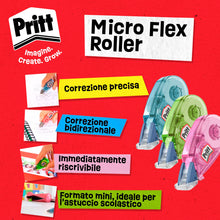 Carica l'immagine nel visualizzatore di Gallery, Pritt Micro Roller, Bianchetto a nastro, Confezione da 3 (5 mm x 6 m)
