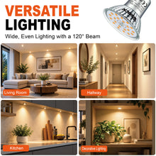 Carica l'immagine nel visualizzatore di Gallery, Energetica B Lampadine LED GU10 6,5W(150W) Bianco Caldo 3000K 1300lm, 8 Pz