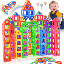 Carica l'immagine nel visualizzatore di Gallery, Lovchil Costruzioni Magnetiche, Blocchi Costruzioni Magnetici, Giochi Magnetici per Bambini 3 4 5 6 7 8 Anni, Montessori STEM, Scelta Regalo Perfetta per Ragazzi e Ragazze dai 3-8 Ann - 40 Pezzi