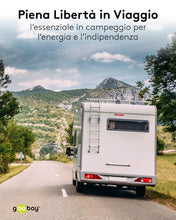 Carica l'immagine nel visualizzatore di Gallery, goobay Adattatore CEE per caravan, spina CEE a 2 prese CEE, portatile, con copertura protettiva, impermeabile IP44, 7623