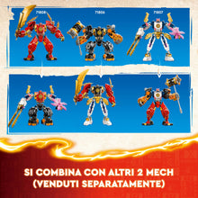 Carica l&#39;immagine nel visualizzatore di Gallery, LEGO NINJAGO Mech Elemento di Terra di Cole, Giochi d&#39;Azione per Bambini e Bambine da 7 Anni, Action Figure Snodabile da Battaglia, Giocattolo Personalizzabile con 2 Minifigure, Regalo Ninja 71806