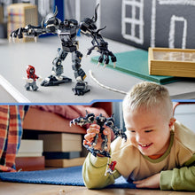 Carica l&#39;immagine nel visualizzatore di Gallery, LEGO Marvel Mech di Venom vs. Miles Morales, Giocattolo Action Figure Snodabile da Costruire per Bambini e Bambine da 6 Anni con Minifigure di Spider-Man, Regalo di Compleanno da Supereroi 76276
