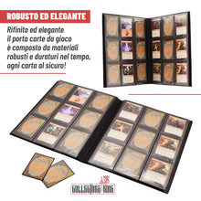 Carica l'immagine nel visualizzatore di Gallery, Collectors King Raccoglitore Carte Pokemon - Album Compatibile per 360 Card di One Piece Gx Ex Trainer Go, Yugioh, Mtg Magic - 9 Tasche x Pagina da 9.5x7cm
