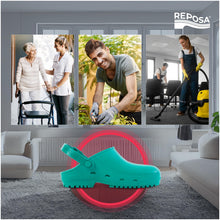 Carica l'immagine nel visualizzatore di Gallery, REPOSA Eco - Zoccoli Donna e Uomo in Gomma Comodi, Leggeri e Antishock, Ideali per Casa, Giardinaggio, Fai da Te - Ciabatte Donna Anatomiche con Fori Laterali, Laccetto Ribaltabile e Suola Antiscivolo