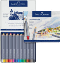 Carica l'immagine nel visualizzatore di Gallery, FABER-CASTELL - Set di matite acquerellabili da 24 pezzi Goldfaber Aqua