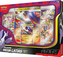 Carica l'immagine nel visualizzatore di Gallery, Pokémon: collezione Mega Latias-ex del GCC Pokémon (una carta promozionale olografica, una carta lenticolare gigante e quattro buste di espansione)