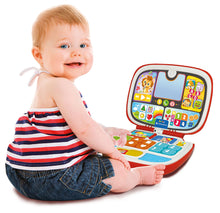 Carica l'immagine nel visualizzatore di Gallery, Baby Clementoni - 17677 - Laptop Amici Animali, Gioco Interattivo 9 mesi, Centro Attività e Computer Educativo per Bambini (Versione in Italiano)