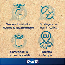 Carica l'immagine nel visualizzatore di Gallery, Oral-B Spazzolino Elettrico Vitality Pro, Nero, 1 Testina