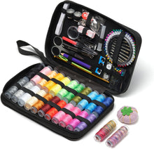 Carica l'immagine nel visualizzatore di Gallery, VIOLA, Zig Zag Kit Cucito Premium, 178 Accessori per Cucire, Set Cucito da Viaggio Completo, Astuccio per Orlo e Rammendo Principianti, 24 Rocchetti Filo, Bottoni, Spille, Aghi, Apriasole